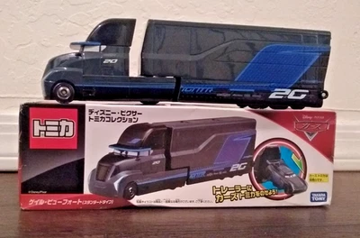 Tomica Disney Cars 3 Gale Beaufort Jackson Storm Hauler Semi Truck Japan W/Box - Image 1 of 4