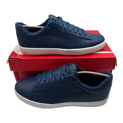 Nike Tennis Classic Ultra Leather Shoes Mens Sz 10 Coastal Blue White Sheakers - Image 1 of 4
