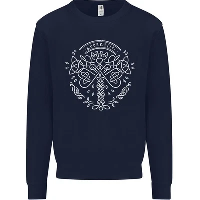 Sudadera Jumper Viking Yggdrasil Árbol Mitología Nórdica Thor Para Hombres - Imagen 1 de 4