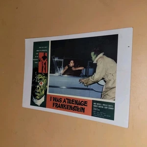 Tarjeta postal reproducción póster vintage de la película Frankenstein 1957 I Was A Teenage 5x8 - Imagen 1 de 2