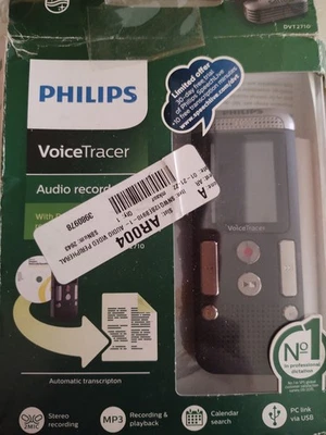 Philips Voice Tracer DVT2710 Audio Recorder - Image 1 of 4