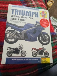 NEWSEALED TRIUMPH SPEED TRIPLE,DAYTONA,TIGER,SPRINT885/955cc HAYNES MANUAL 97-05 - Picture 1 of 3