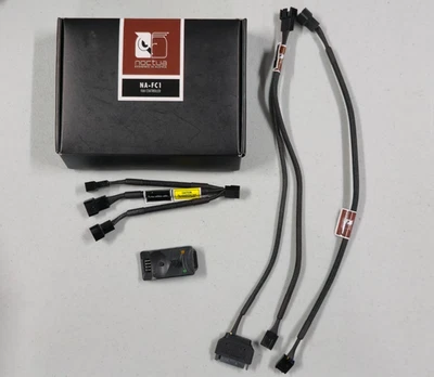 Noctua NA-FC1, 4-Pin PWM Fan Controller (Black)  - Image 1 of 2