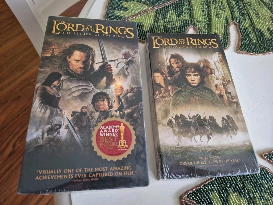 VHS Original Factory Wrapped Two Cartridge Lord of The Rings Return King 400