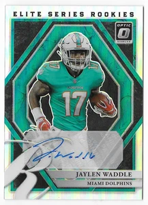 JAYLEN WADDLE 2021 PANINI OPTIC AUTO ROOKIE AUTOGRAPH CARD #93/99! - Picture 1 of 1