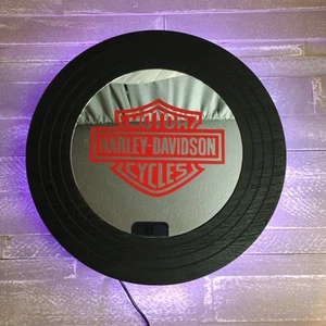 Harley-Davidson Hintergrundbeleuchteter Wandspiegel 11,5 Zoll - Bild 1 von 7
