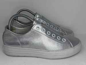 PAUL GREEN Tatum Slip-On Sneaker - Aluminium Metallic Nappa Damengröße 7 / 37 - Bild 1 von 13