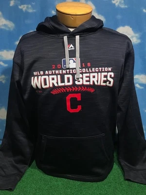 Cleveland Indians Sudadera con Capucha Sudadera Serie Mundial De Colección Mediana M 17 s3 Foto 1 de 4