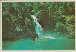 Postal de colección de Washington WA Domke Falls Lake Chelan Boaters - Imagen 1 de 4