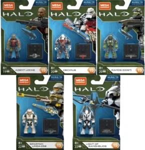 Mega Construx Halo Heroes Series 15 Buildable Action Figures Set of 5 - Picture 1 of 6