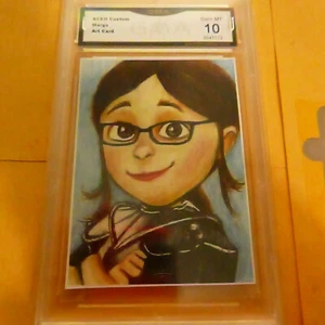 MARGO ARTIST AUTOGRAPH 2015 ACEO ART CARD PRINT GRADED 10 L@@@K - Bild 1 von 2