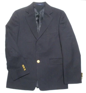 BOYS LORD & TAYLOR NAVY BLUE WOOL SUIT JACKET BLAZER SIZE 12 REGULAR - Picture 1 of 4