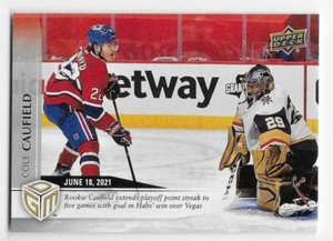 20/21 UPPER DECK GAME DATED MOMENTS Hockey (#1-81, #R1-R5, #1A) U-Pick From List