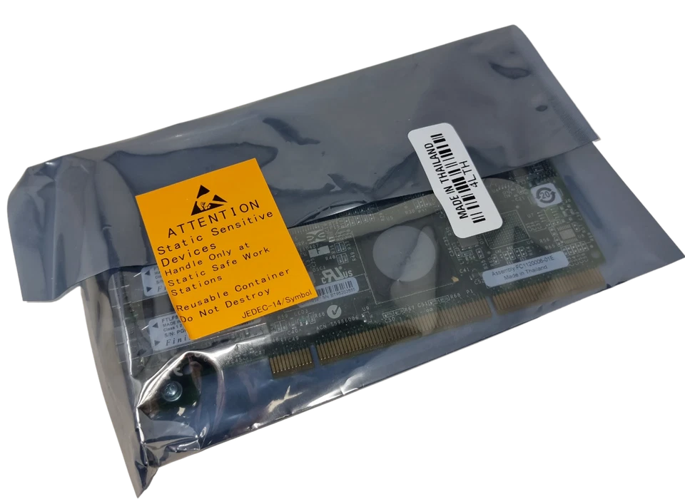 Emulex LP11002 2-Port Fibre Channel 4Gb/s PCIx Adapter FC1120006-01E Inc VAT - Image 1 of 3