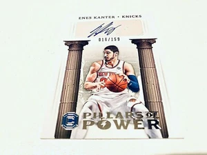 Enes Kanter 2018 Panini Cornerstones Silver Pillars Of Power Autograph #/159 - Bild 1 von 2