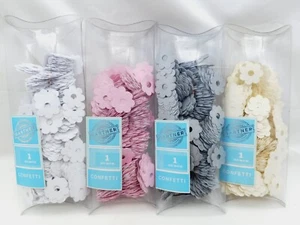 HUGE LOT of Flower Confetti, Gartner Studios White, Ivory, Silver, Pink 160+ - Picture 1 of 21