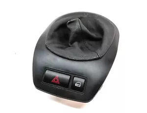 2008 BMW Z4 CONVERTIBLE (E85) SHIFTER SHIFT TRIM w/ BOOT (BLACK LEATHER) - Picture 1 of 7