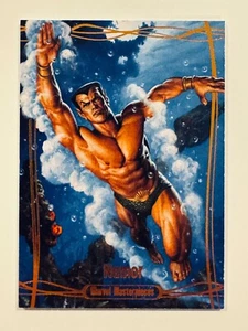 2016 Marvel Masterpieces Orange #58 ALPHA Namor #01/99 #1/99๐๐๐VHTF - Picture 1 of 2