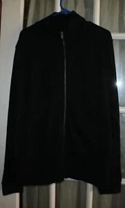 Goodfellow Herren Schwarz Rollkragen Pullover-Jacke L Softshell Baumwollmischung Neu mit Etikett - Bild 1 von 10