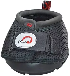 Cavallo Trek Hoof Boots. Size 3 Regular Sole. Black, New. SOLD AS MATCHED PAIR. - Picture 1 of 1