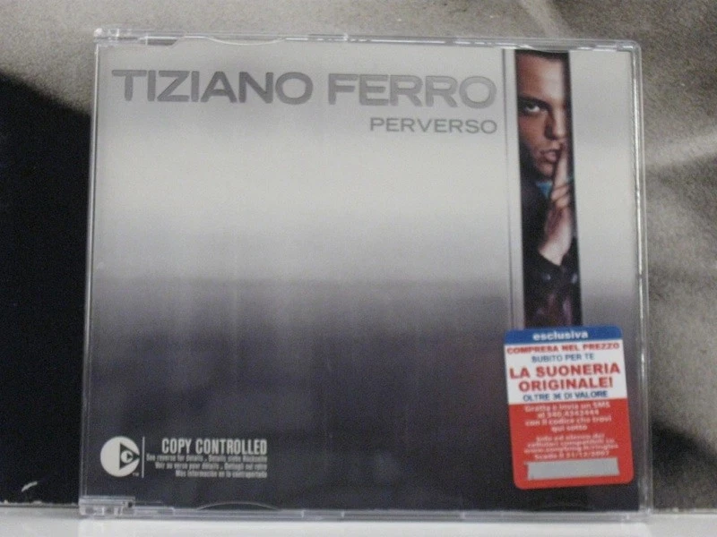 Tiziano Ferro - Perverse CD Promo Single Near Mint Spanisch + Französisch - Bild 1 von 1
