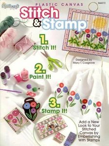 Stitch & Stamp Plastic Canvas Pattern - Mary T. Cosgrove - The Needlecraft Shop - Picture 1 of 4