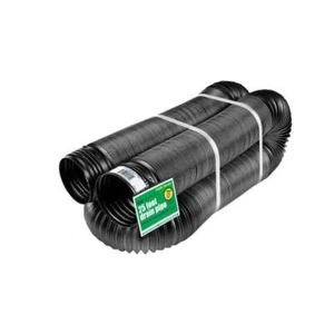 FLEX-Drain 4x 25 Solid Polypropylene Pipe Flexible Expandable Drainage New - Picture 1 of 4