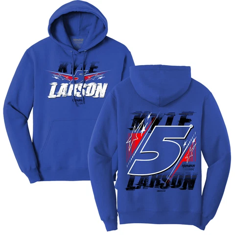 Kyle Larson 2023 True Royal #5 Hoodie Blue Cover