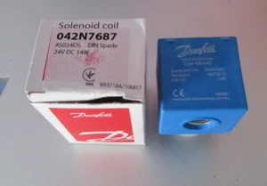 Danfoss 042N7687 DC 24VDC coil, 14W 042N7687 AS024D   1 EACH - Picture 1 of 3