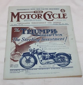 The Motor Cycle BSA Magazine Booklet 1940 WWII 1935 Vol 64 Biker Motorcycle - Picture 1 of 7