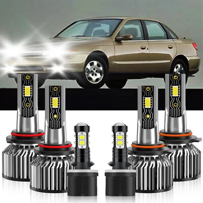 For Saturn LS2 2000-2000 Combo 9005+9006+880 LED Headlight Bulbs Fog light 6500K - Image 1 of 4