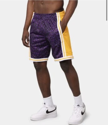 $115 Mitchell & Ness Men’s Shorts Los Angeles Lakers Lebron Kobe Large NBA MVP - Image 1 of 4