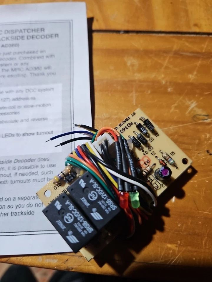 MRC DISPATCHER TRACKSIDE DECODER - AD 360, HO SCALE, NEW - Image 1 of 3