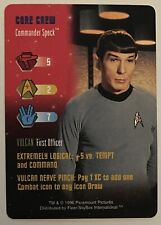 1996 Star Trek: The Card Game Core Crew Commander Spock