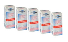 5x Eyelike Feuchtigkeitstropfen mit Hyaluron 15ml
