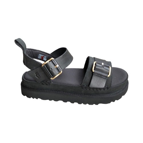UGG Sandali donna Goldens Villa in pelle nera 1167392
