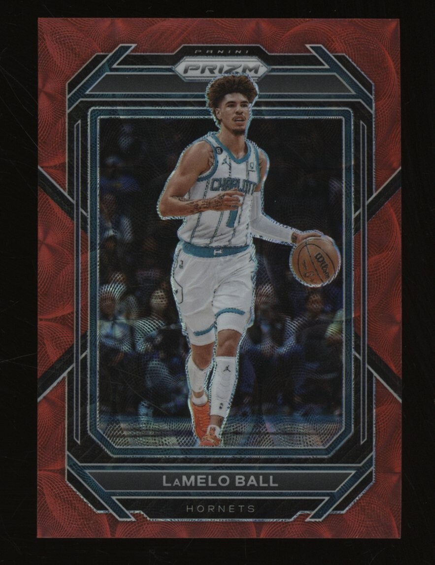 2022-23 Panini Choice Red Prizm #150 LaMelo Ball Charlotte Hornets 20/88