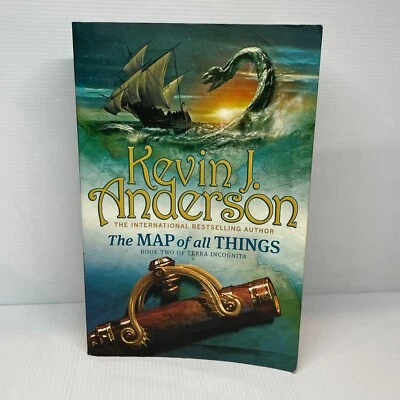 El mapa de todas las cosas por Kevin J. Anderson (libro de bolsillo) fantasía, ciencia ficción Foto 1 de 4