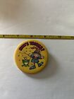 Hallmark Halloween Fabric Witch Pin Button Collectible USA Brooch Vintage