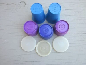 Vintage Tupperware cups Made in USA 8 oz and 4 oz - Picture 1 of 5