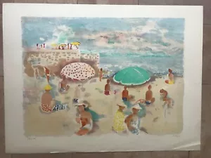 KLEIN F. F(père de Yves KLEIN) c.1975 LITHOGRAPHIE ORIGINALE NUMEROTEE GD FORMAT - Imagen 1 de 1