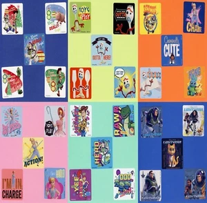 30 Toy Story Assorted Large Stickers - Woody, Buzz Lightyear, Forky, Bo Peep - Picture 1 of 7