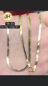 GoldNMore: 18 Karat Gold Necklace 18 Inche Chain #3.0 - Picture 1 of 1