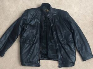 mens leather jacket xl