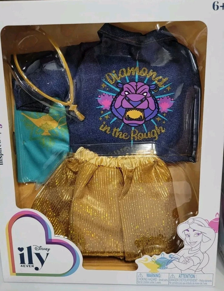 Disney Princess Outfit ILY 4 Ever (for 18" doll) Inspired by Jasmine