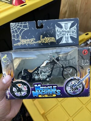 Jesse James West Coast Choppers 2003 máquinas musculares CFL 1:18 caja sellada rígida Foto 1 de 4