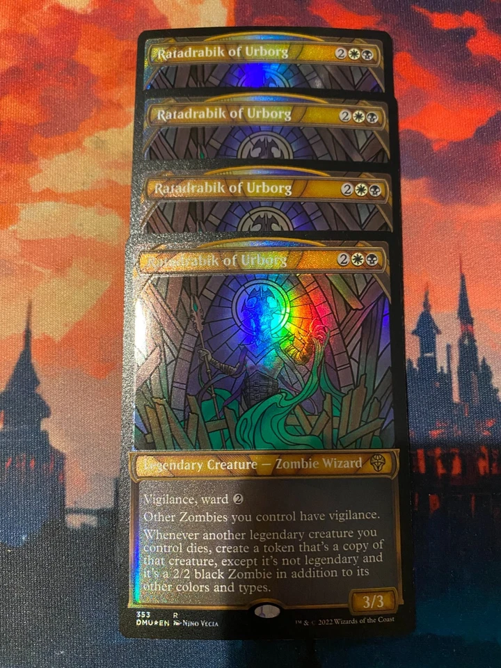 MTG Dominaria United Ratadrabik of Urborg Textured Foil x 4 - Image 1 of 1
