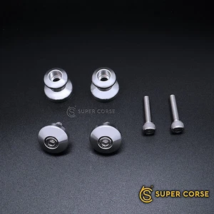 KIT DE VESTIR CON PERNO DE CHOQUE Triumph Street Twin T120 - Carretes de equipaje plateados - Imagen 1 de 6