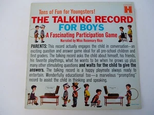 THE TALKING RECORD FOR BOYS - LP - Picture 1 of 1