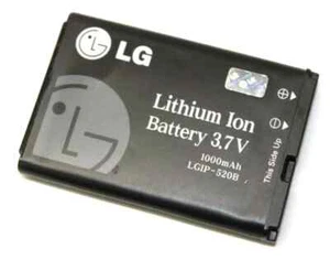 New OEM LG UX5400 Cell Phone Battery Model LGIP-520B, Lithium Ion 3.7V, 1000mAh - Picture 1 of 3